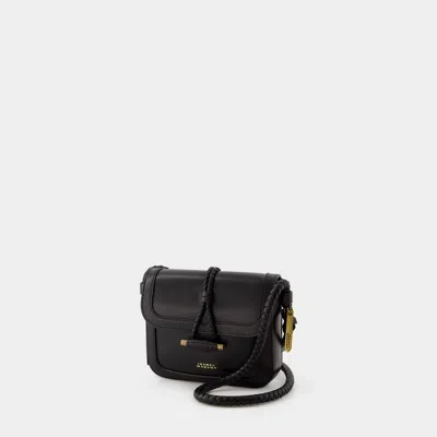 Shop Isabel Marant Vigo Flap Gz Crossbody Handbag In Black
