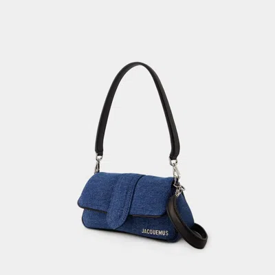 Shop Jacquemus Le Petit Bambimou Handbag In Blue
