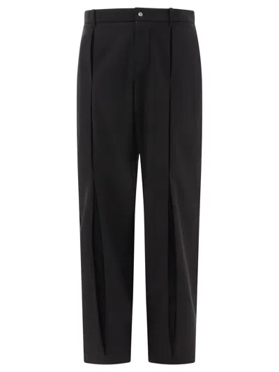 Shop Jean-luc A.lavelle "bellow" Trousers In Black