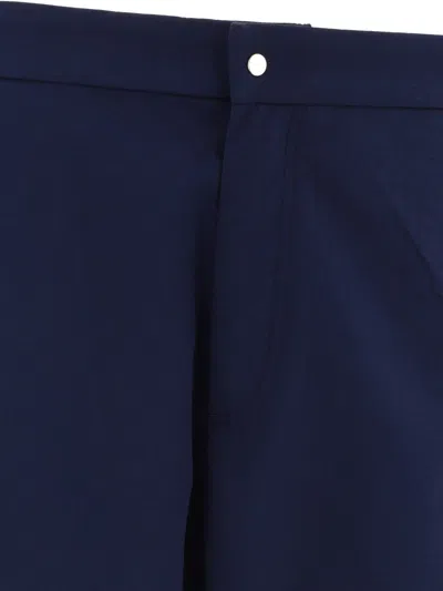 Shop Jean-luc A.lavelle "nylon Track" Trousers In Navy