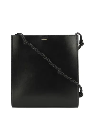 Shop Jil Sander "tangle Medium" Crossbody Handbag In Black