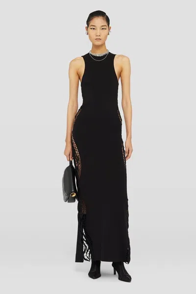 Shop Jil Sander Lace Panel Dress For Women In Ss24 Season In Black