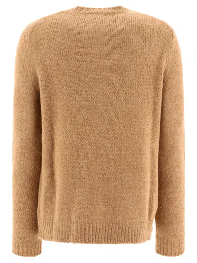 Shop Jil Sander Mélange-effect Sweater In Tan