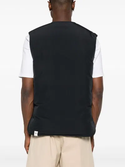 Shop Jil Sander Sleeveless Black Zipped Vest With Recycled Materials For Men
