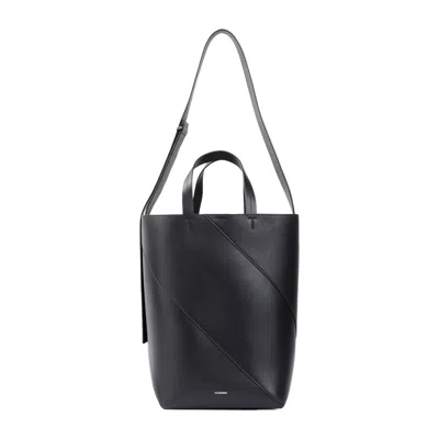 Shop Jil Sander Vertigo Tote Handbag Handbag In Black