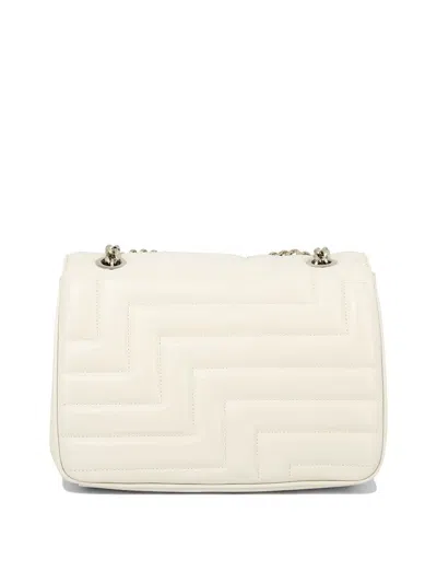 Shop Jimmy Choo "avenue Soft" Shoulder Handbag In White