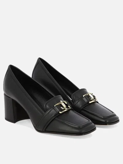 Shop Jimmy Choo Stylish Black Heeled Moccasins For Women