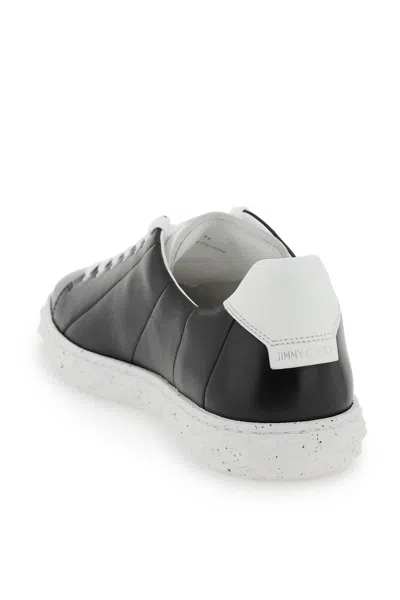 Shop Jimmy Choo Stylish Black Diamond Light Sneakers For Men