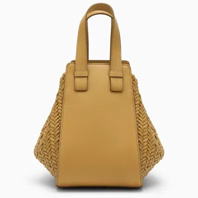Shop Loewe Sahara Compact Leather Hammock Handbag For Women In Brown