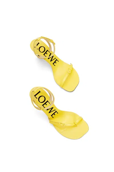 Shop Loewe Sunny Petal Stiletto Sandals For Women In Yellow