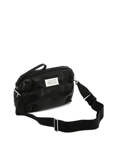 Shop Maison Margiela "glam Slam" Messenger Handbag In Black