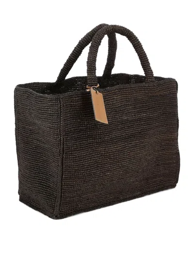 Shop Manebi "sunset Large" Handbag In Brown