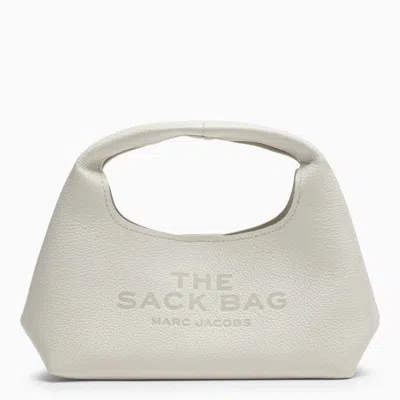 Shop Marc Jacobs The Mini Sack White Leather Handbag