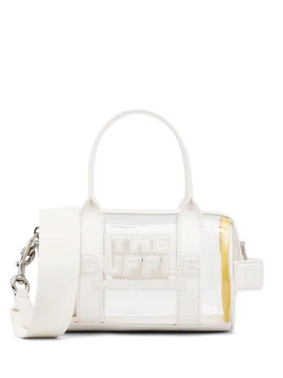 Shop Marc Jacobs The Clear Mini Duffle Handbag In White