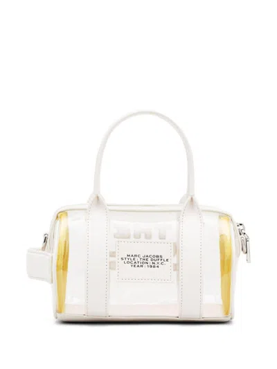 Shop Marc Jacobs The Clear Mini Duffle Handbag In White