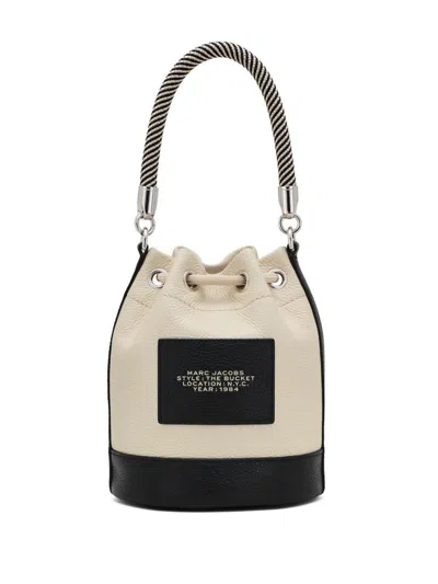 Shop Marc Jacobs The Colour Block Leather Bucket Handbag In Maroon