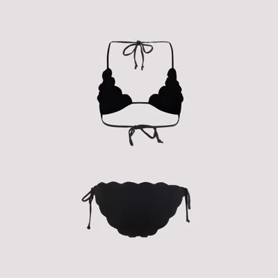 Shop Marysia Broadway Top Mott Bottom Bikini In Black