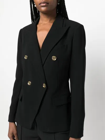 Shop Michael Michael Kors Black Golden Blazer For Women