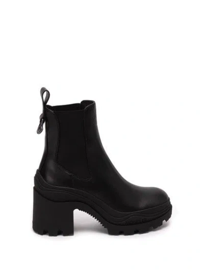 Shop Moncler Luxurious Ankle Boots For The Fashion-forward Woman In Gray