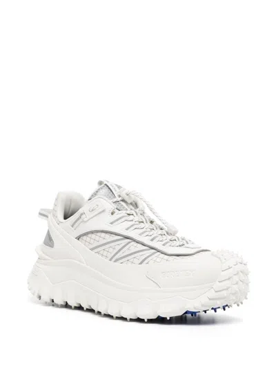 Shop Moncler Men's Waterproof Trail Sneakers In White