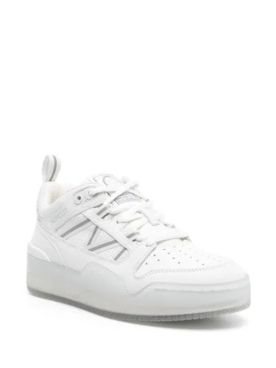 Shop Moncler Natural Low Top Sneakers For Women In Beige