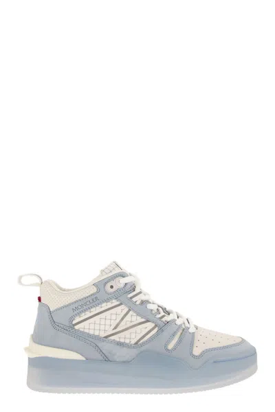 Shop Moncler Pivot High-top Trainers In Light Blue