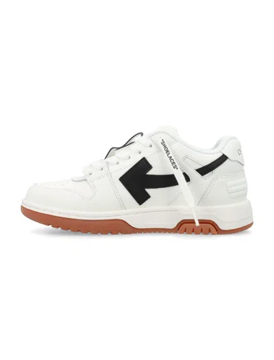 Shop Off-white Black 100% Leather Out Of Office Sneaker For Women