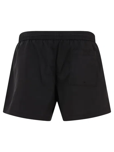 Shop Off-white Men's Black 'off Stamp' Swim Shorts For Ss24
