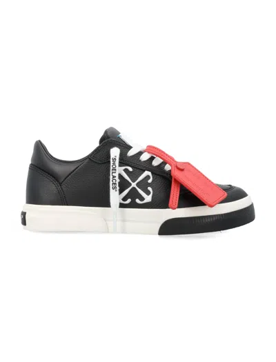 Shop Off-white New Low Vulcanized Men's Sneaker In Black For Ss24