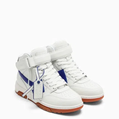 Shop Off-white White Leather Medium Trainers For Men With Distinctive Zip Tie Logo And Arrow Pattern