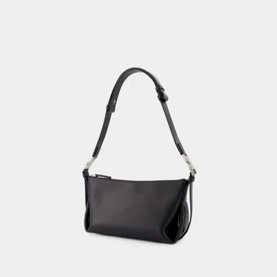 Shop Osoi Bean Twee Shoulder Handbag In Black