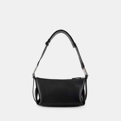 Shop Osoi Bean Twee Shoulder Handbag In Black