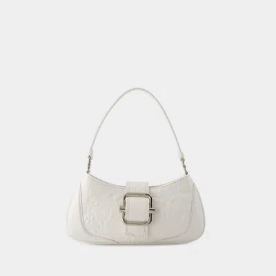 Shop Osoi Brocle Small Shoulder Handbag In White