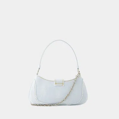 Shop Osoi Brocle Small Shoulder Handbag In Blue