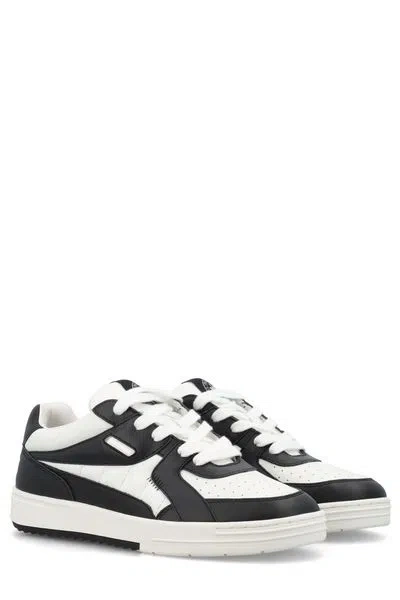 Shop Palm Angels Two-tone Leather Sneakers For Men In Multicolor