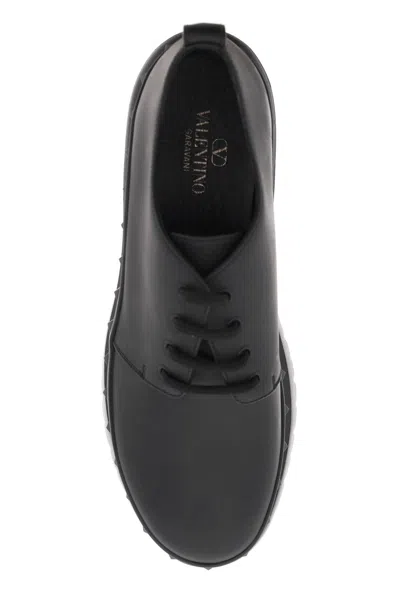 Shop Valentino Rockstud M-way Derby Dress Shoes For Men By  Garavani In Black