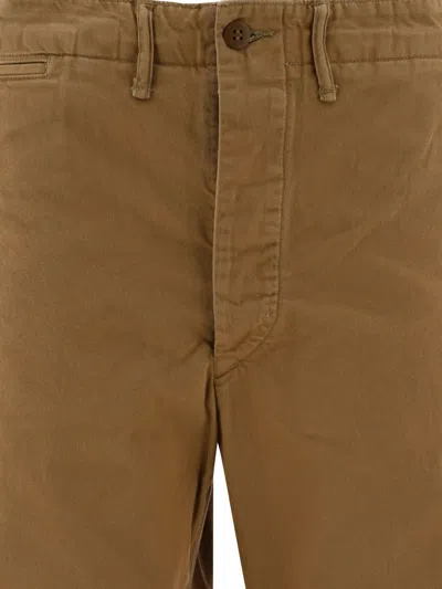 Shop Rrl "field Chino" Trousers In Tan