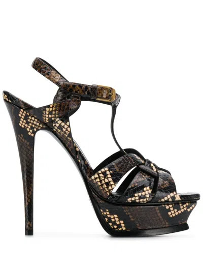 SAINT LAURENT TRIBUTE SANDALIAS FOR WOMEN IN MORO 