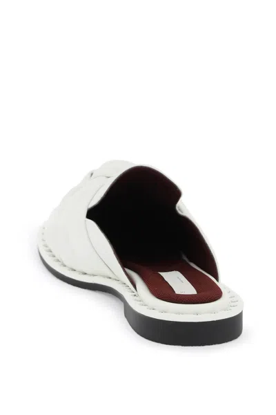 Shop Stella Mccartney White Criss-cross Flat Sandals For Women