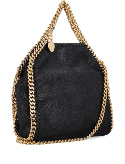 Shop Stella Mccartney Falabella Tiny Tote Handbag Handbag In Black