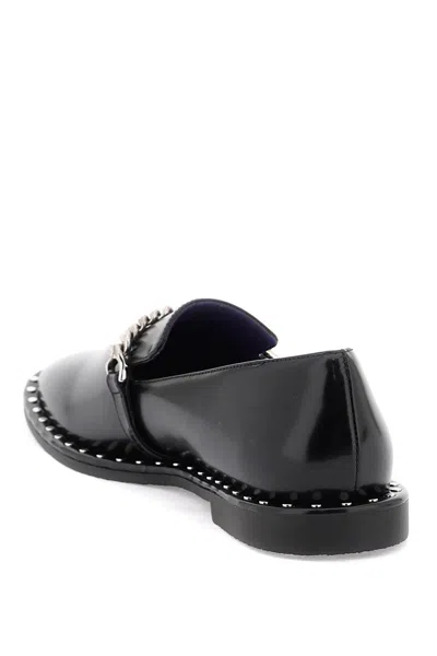 Shop Stella Mccartney Stylish And Sustainable Falabella Loafers For Women In Black