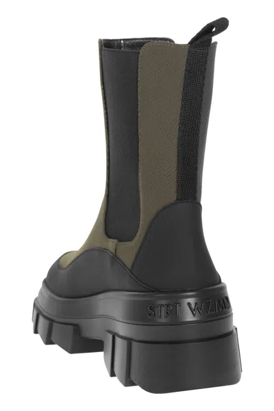 Stuart Weitzman Megalift Chelsea Boot In Green