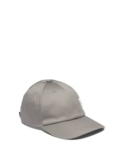 Shop Thom Browne Baseball Cap With Logo Patch In Gray