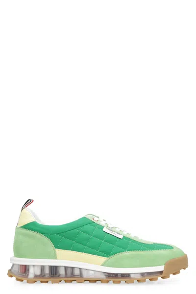 Shop Thom Browne Green Low-top Sneakers For Men, Ss23