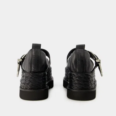 Shop Toga Aj1314 Loafers In Black