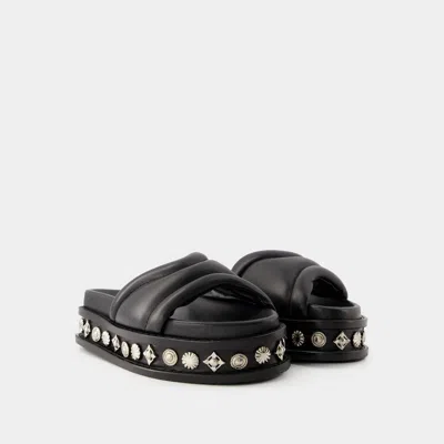 Shop Toga Aj1329 Sandals In Black