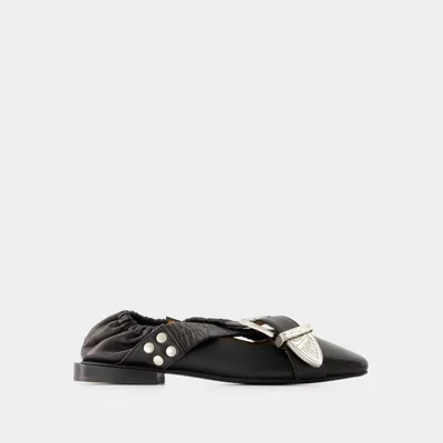 Shop Toga Aj928 Sandals In Black