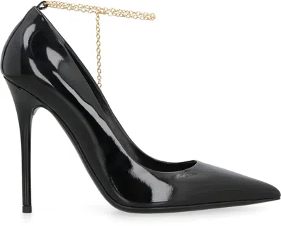 Shop Tom Ford Classic Black Patent Leather Pumps For Women