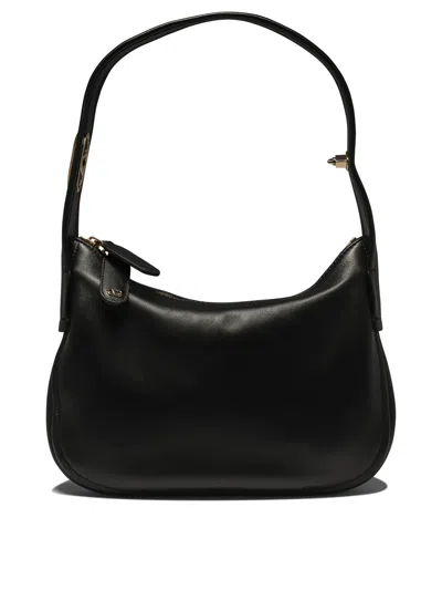 Shop Valentino Stylish Black Leather Shoulder Handbag For Women