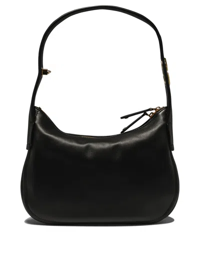 Shop Valentino Stylish Black Leather Shoulder Handbag For Women